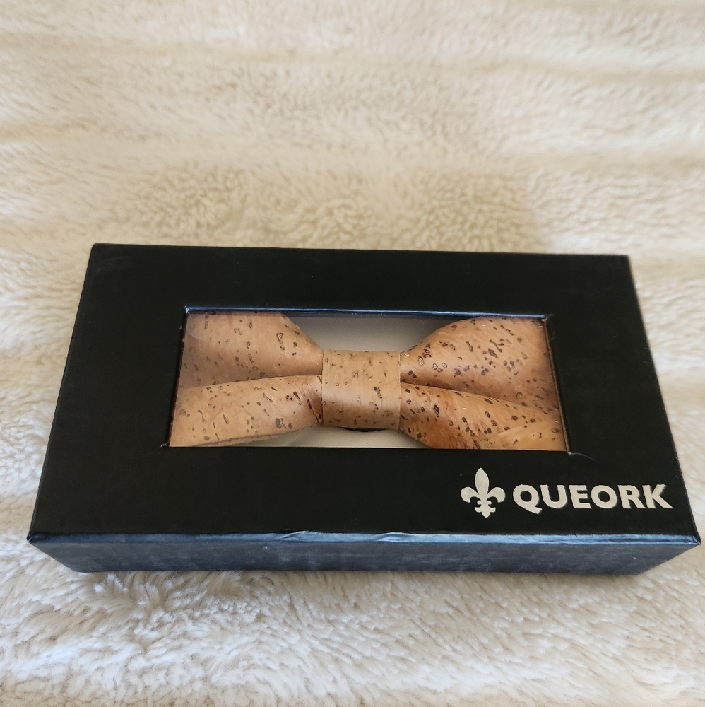 Queork Cork Pre-tied Bow Tie